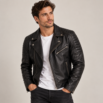 Herren-Bikerjacke