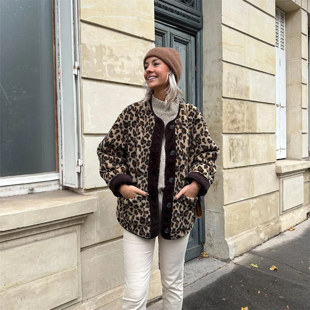Franca - Leopardenmuster Jacke