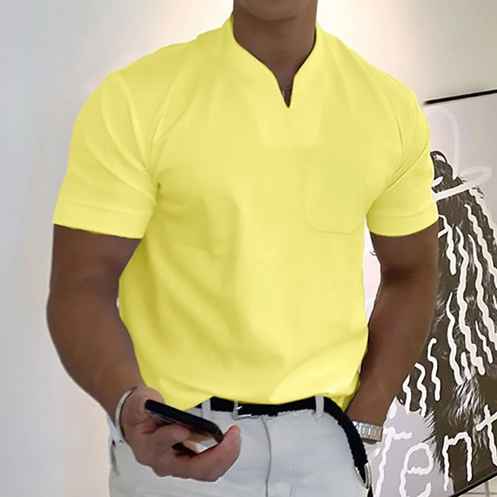 Herren Poloshirt – Modernes Polo mit Stehkragen für Freizeit & Alltag