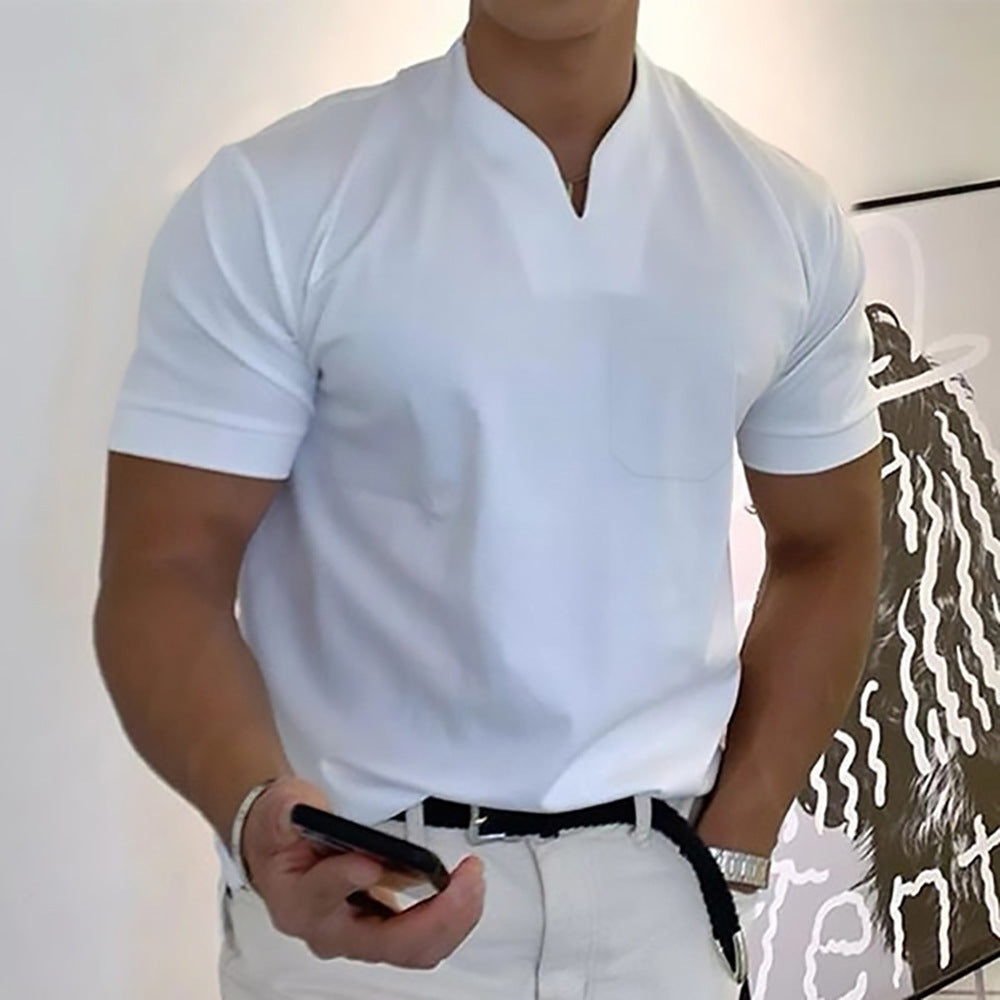 Herren Poloshirt – Modernes Polo mit Stehkragen für Freizeit & Alltag