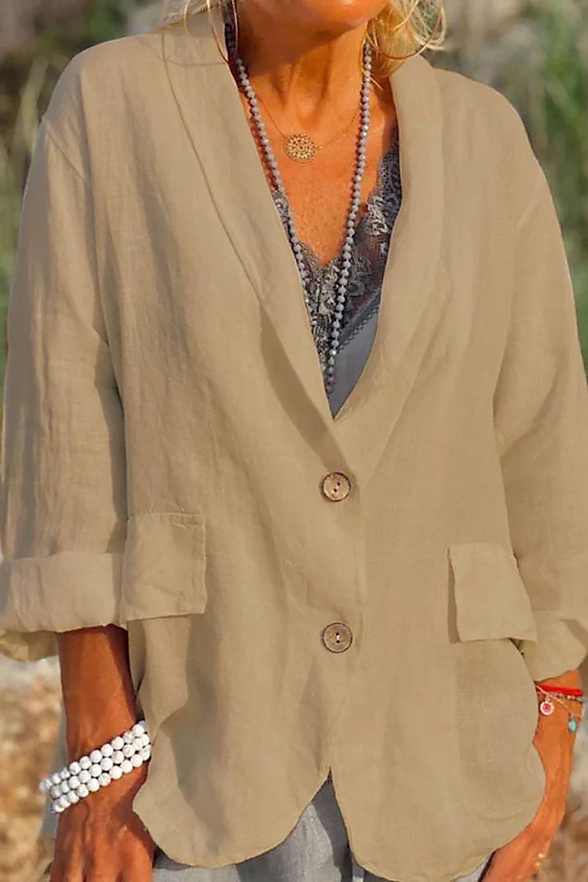 Jessica - Leichtes Blazer-Shirt