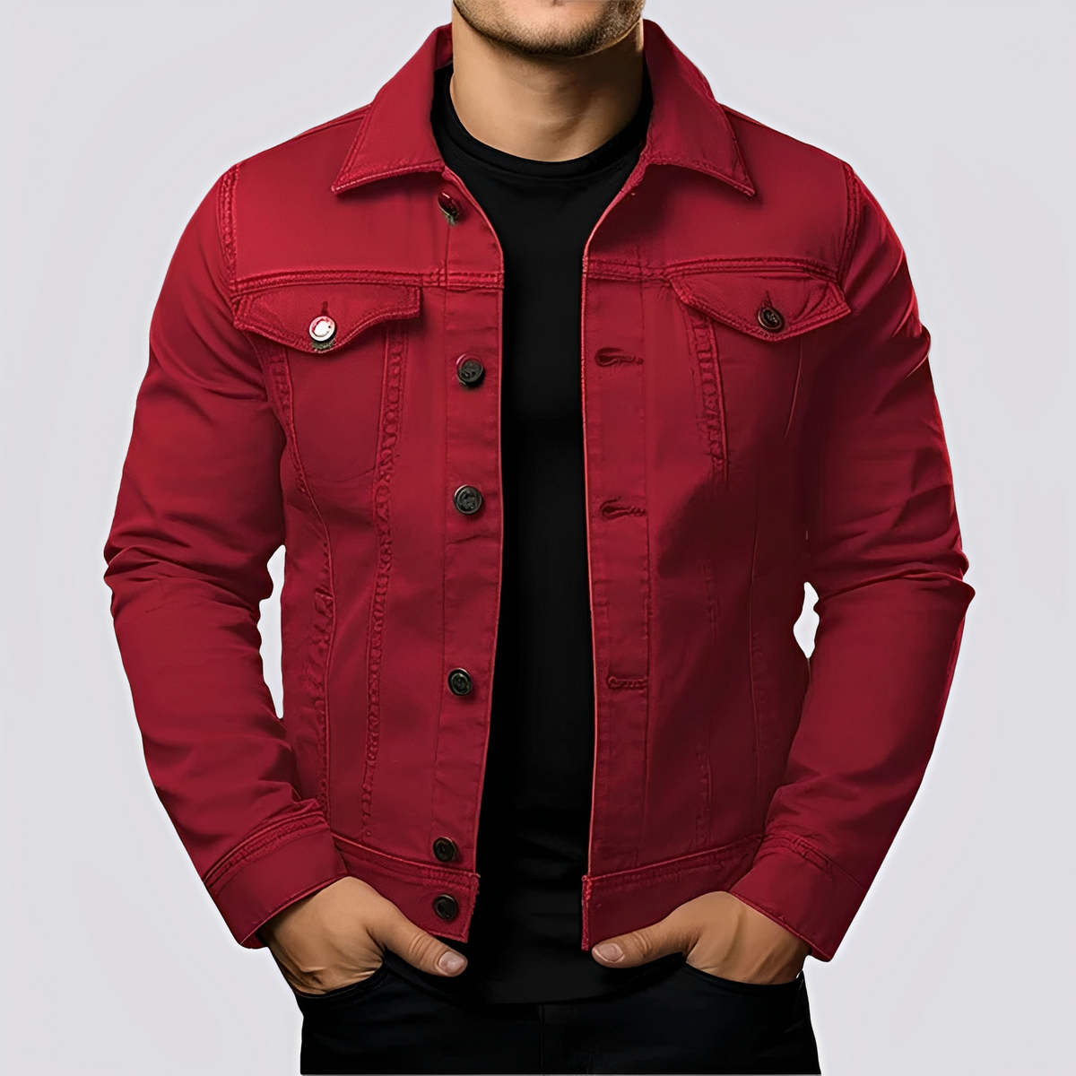 Maxwell - Klassische Herrenjacke aus strapazierfähigem Stoff
