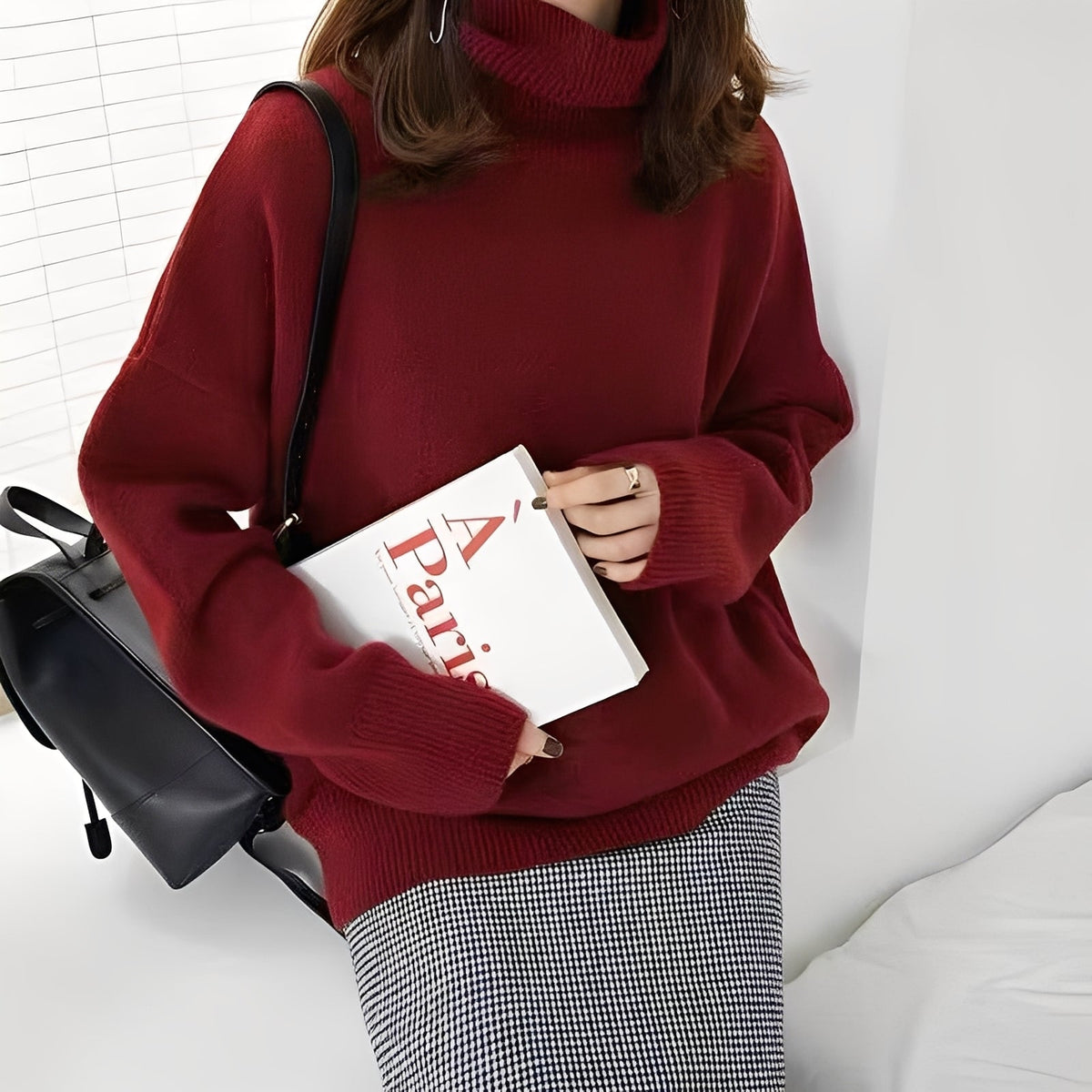 Clementine - Damenpullover mit gemütlichem Rollkragen