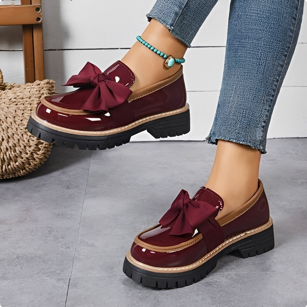 Miley - Modische Loafer mit Schleifenakzent