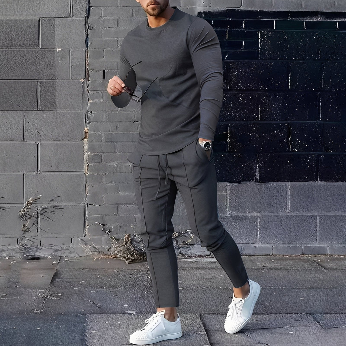 Adelard - Herren-Set mit Oberteil und Hose