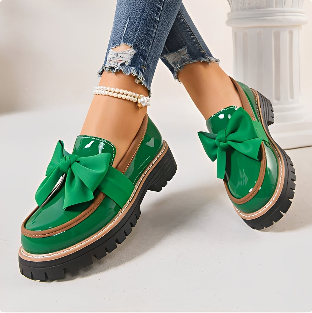 Miley - Modische Loafer mit Schleifenakzent