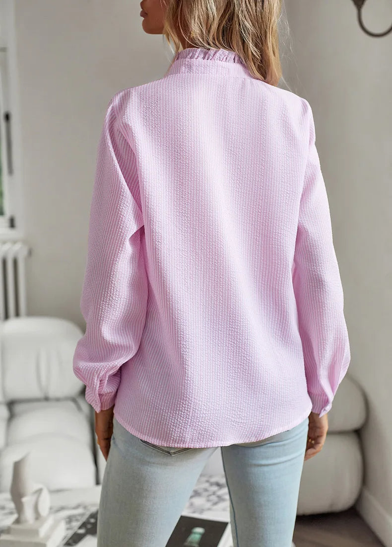 Alva Bluse - Elegante Damenbluse mit Rüschen