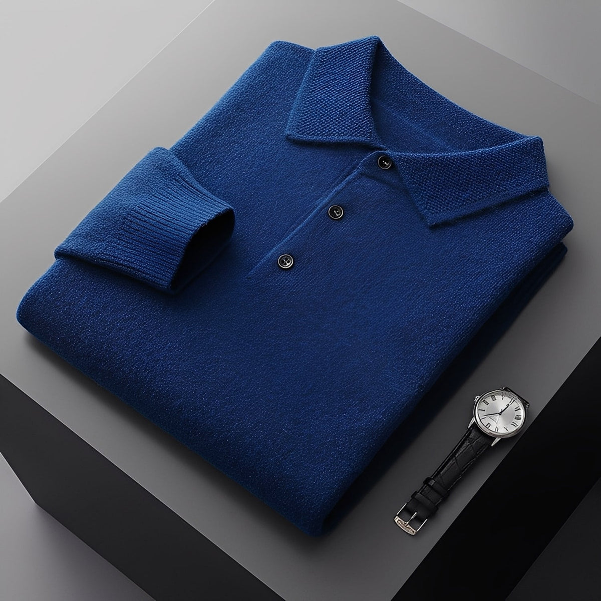 Romilly - Eleganter Herrenpullover mit Polokragen