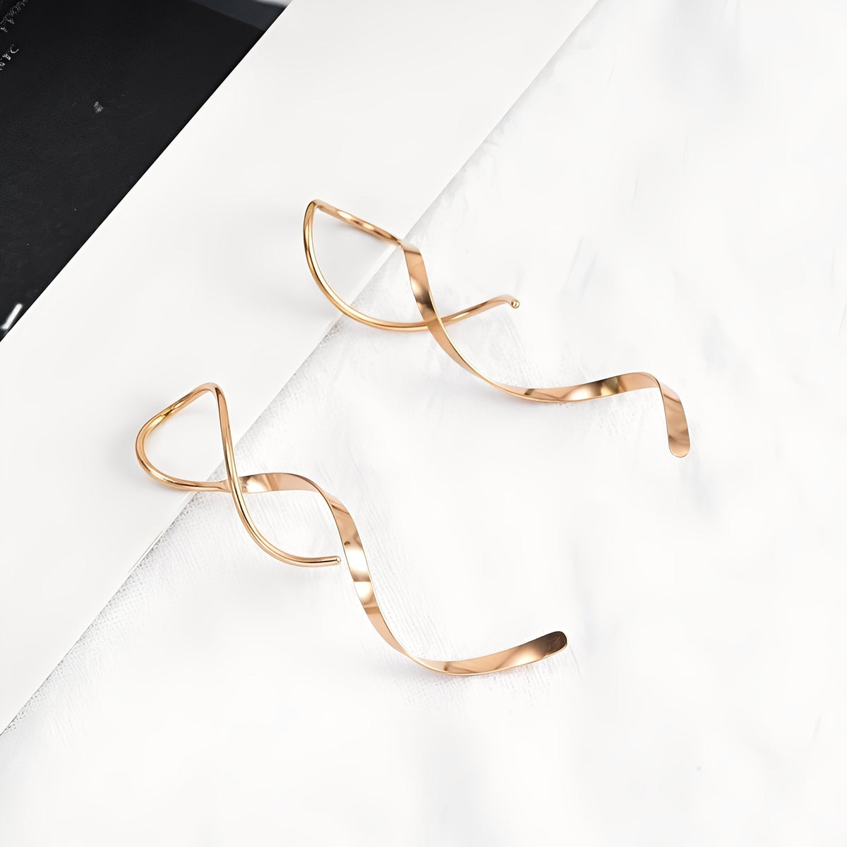 Mel – Spiralohrringe aus Gold