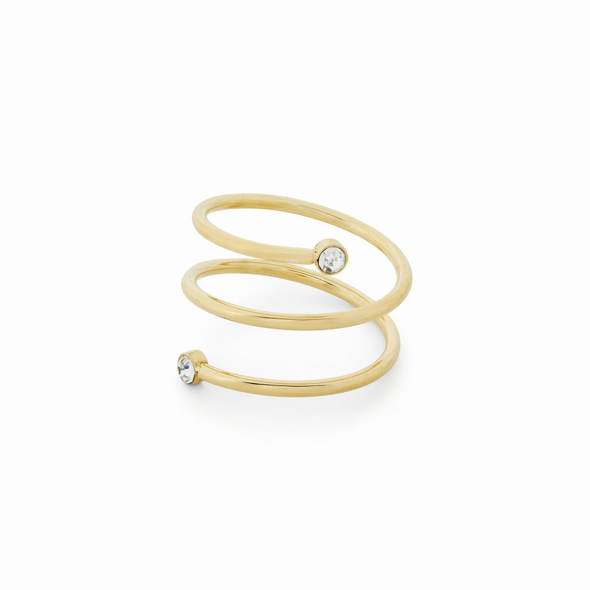 Riza – Spiralring mit Stein