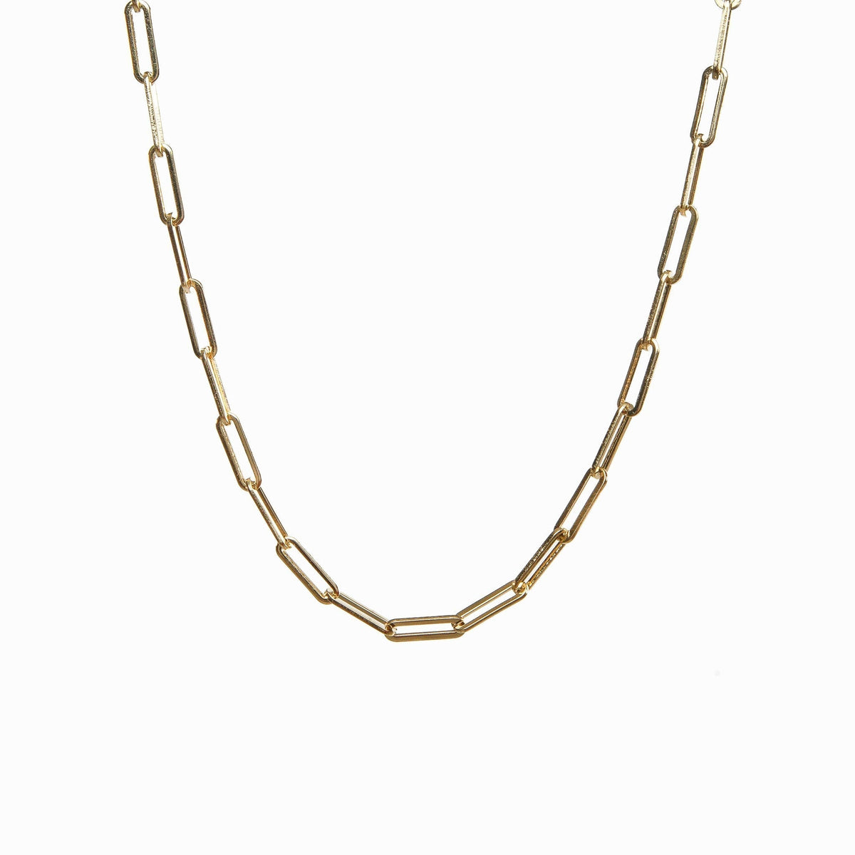Elisa – Halskette mit goldenen Gliedern