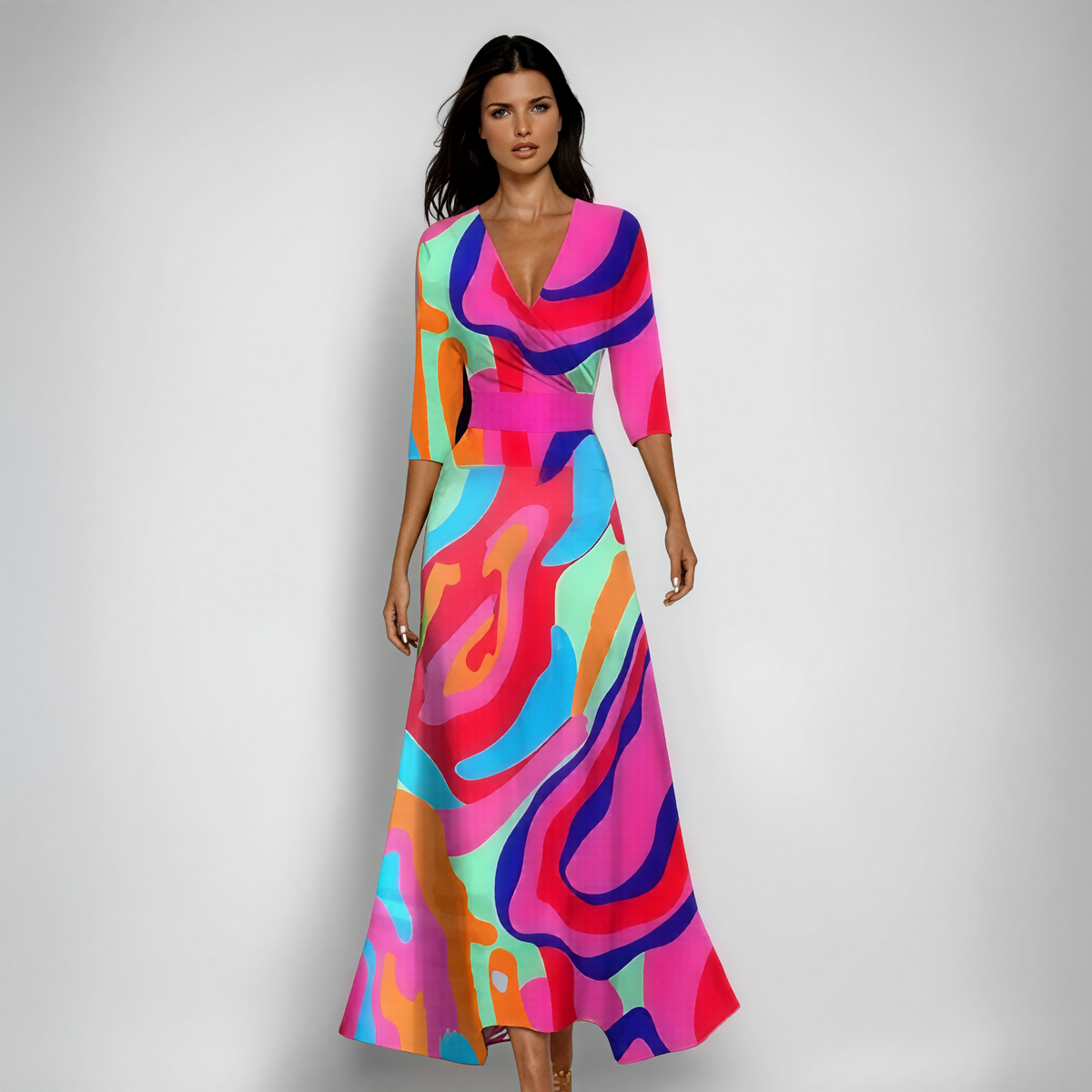 Dolores - Damen Kleid mit Muster