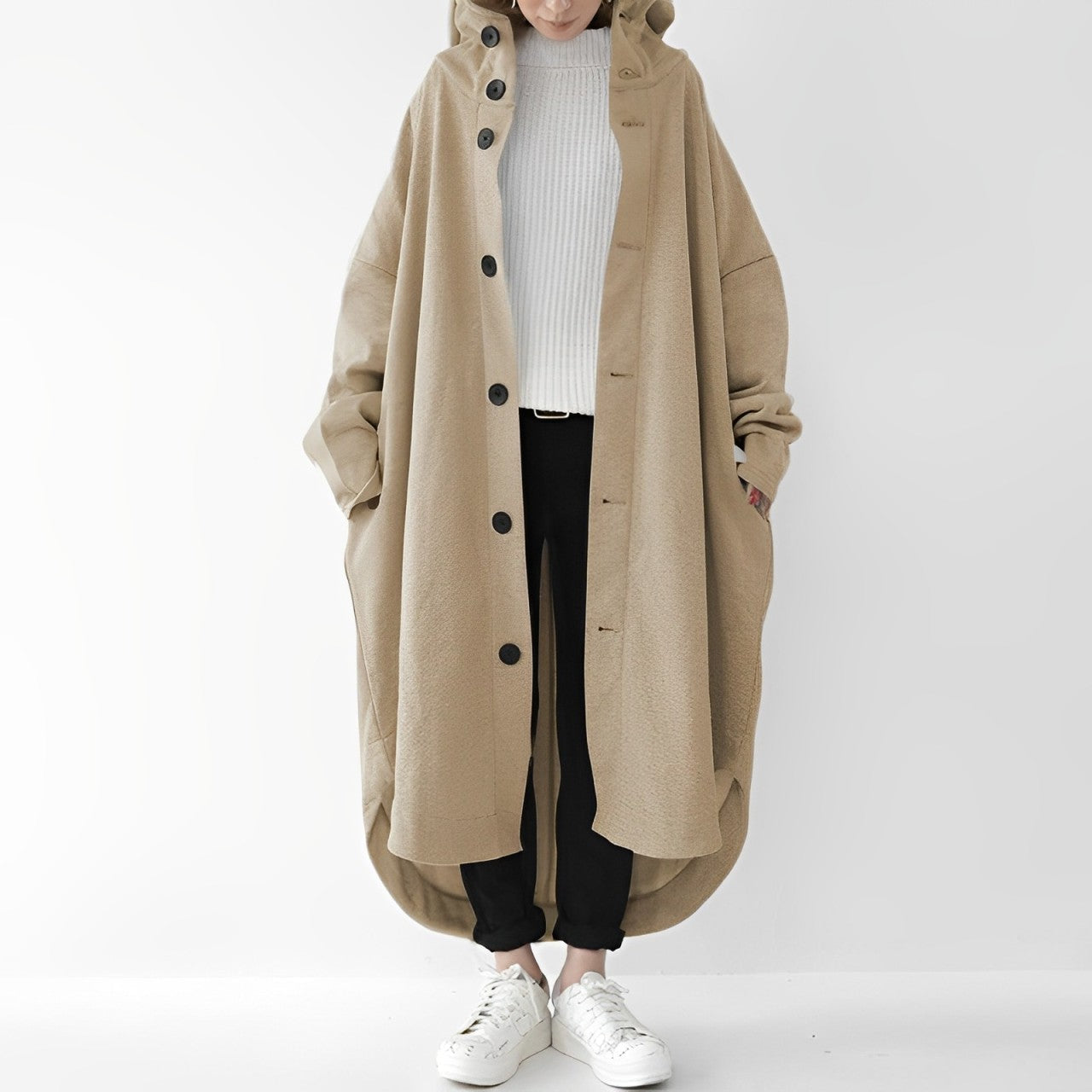 Cailyn - Langer, komfortabler Trenchcoat