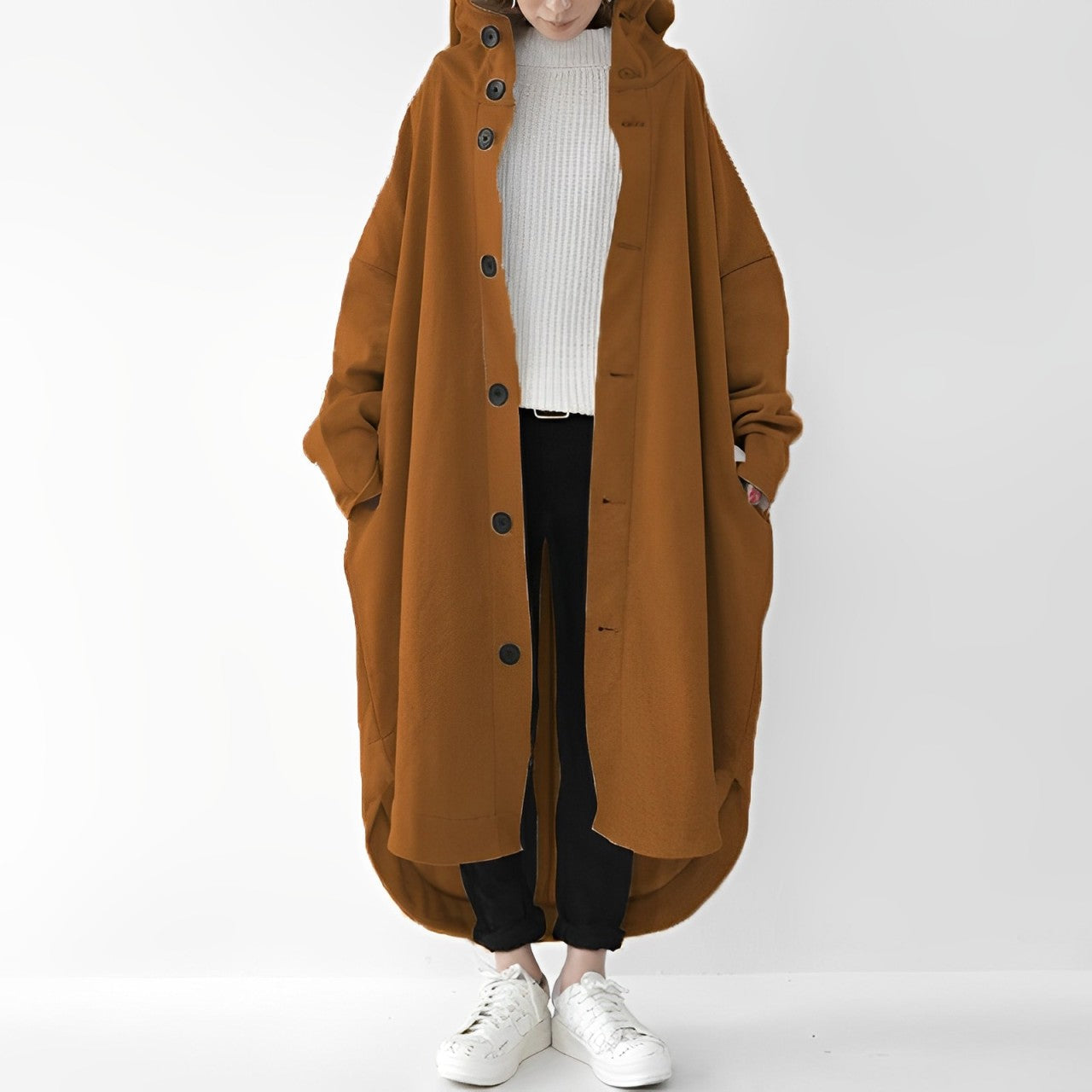 Cailyn - Langer, komfortabler Trenchcoat