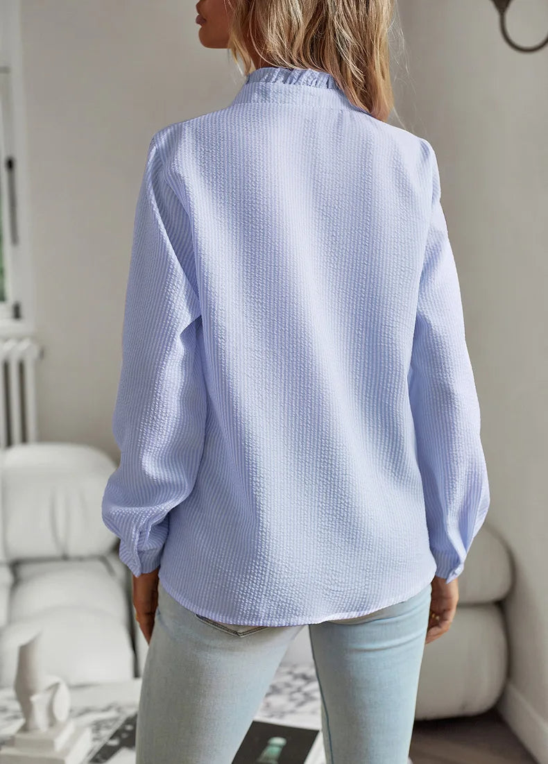 Alva Bluse - Elegante Damenbluse mit Rüschen