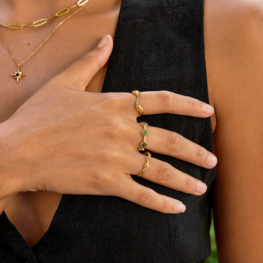 Tarah – 18K Gold Wellenring