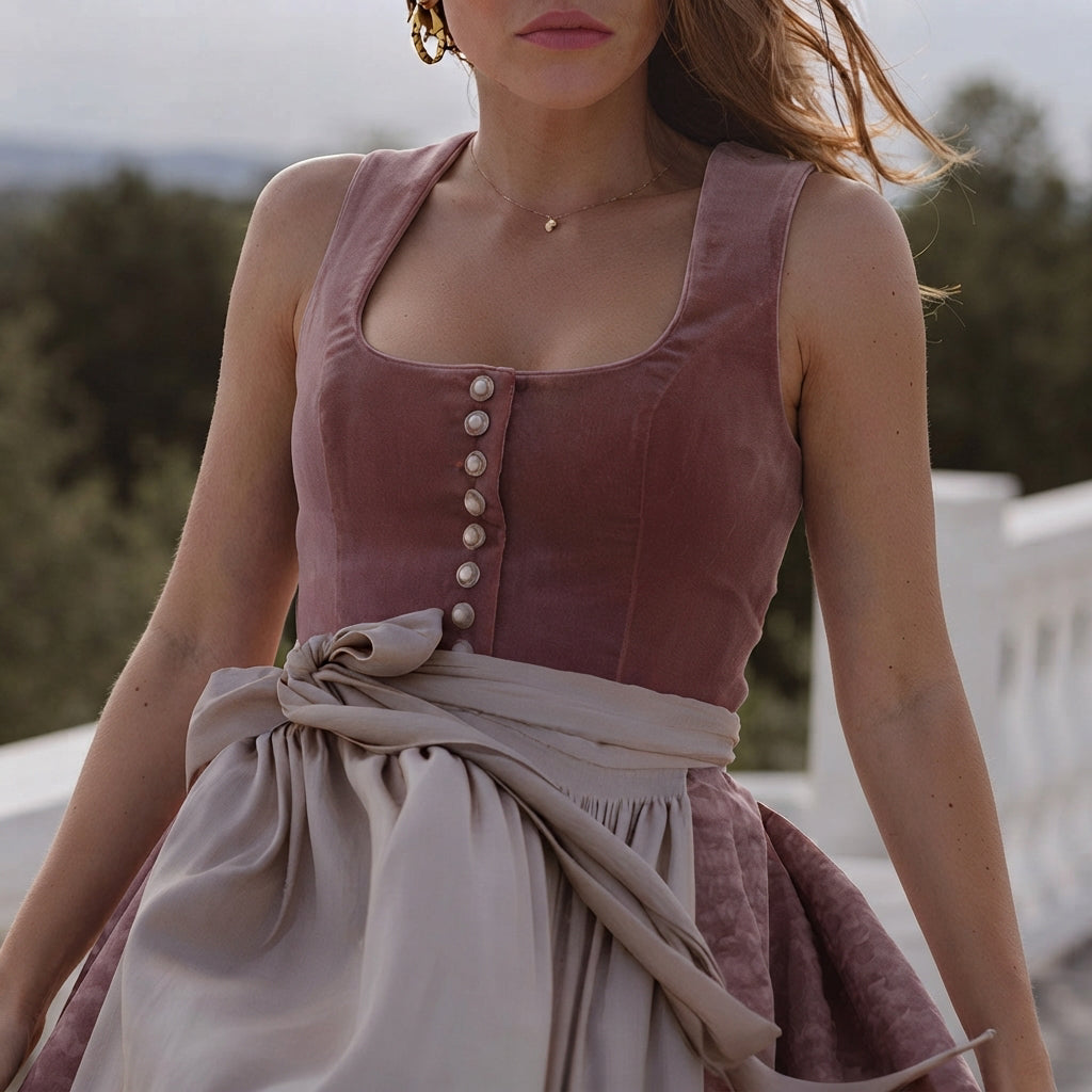 Greta - Elegantes Dirndl mit markantem Ausschnitt