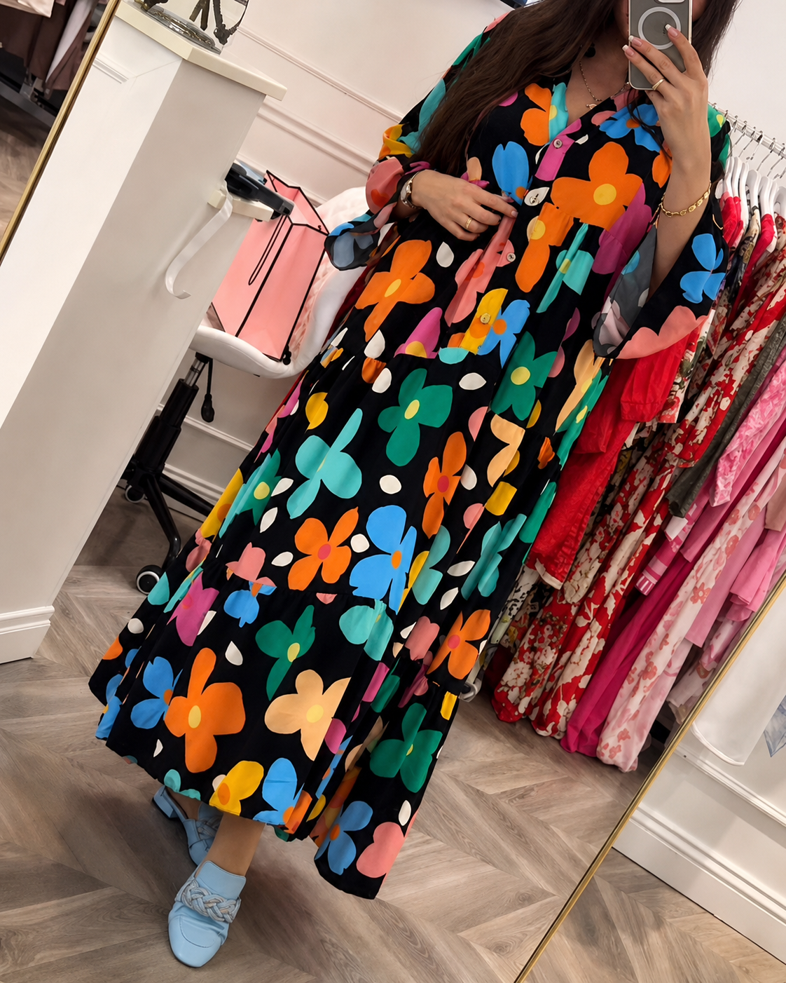 Zaviana - Elegantes Fließendes Kleid