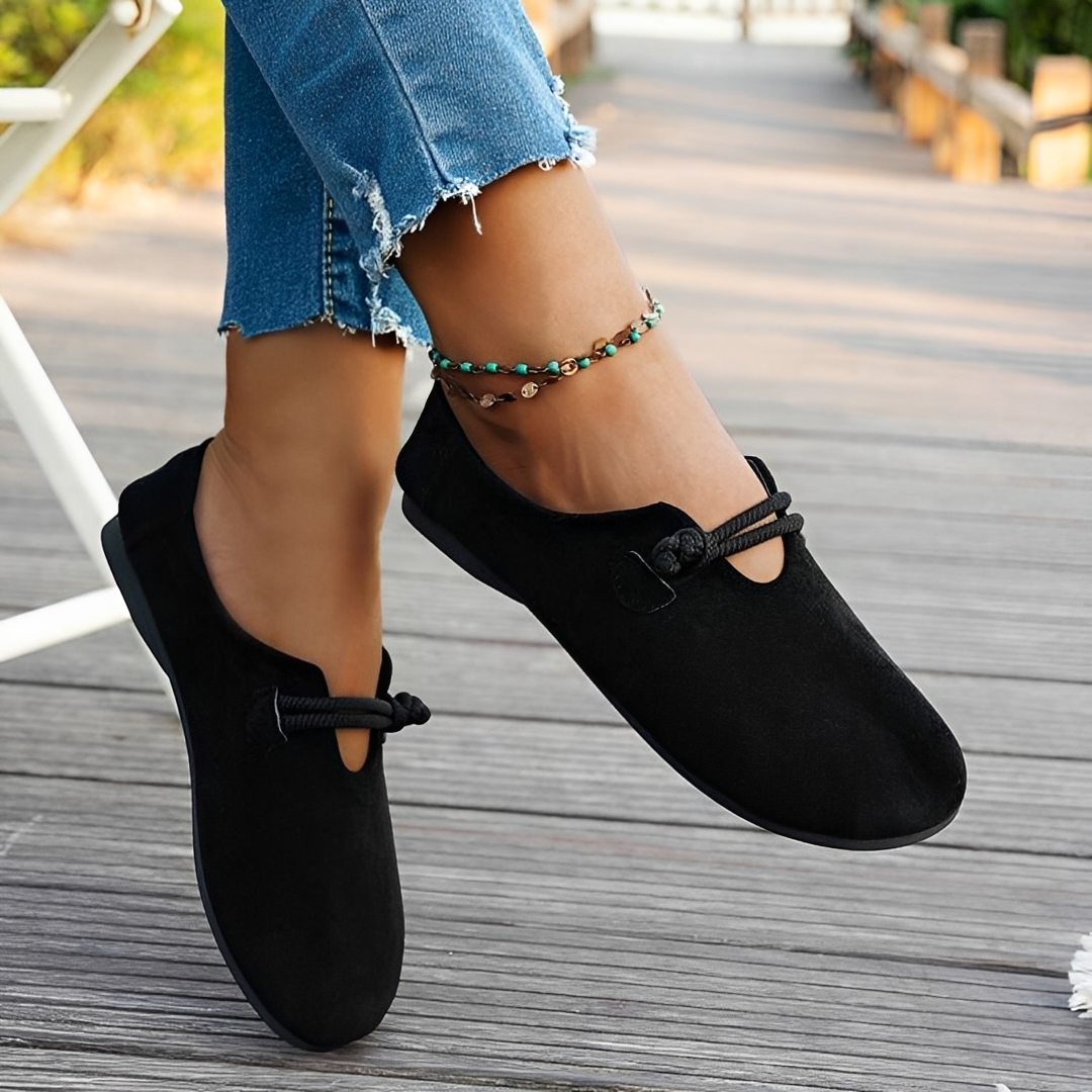 Marjorie - Bequeme Rundzehenschuhe