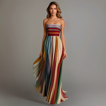 Gracelyn - Edles Tube-Top-Maxikleid