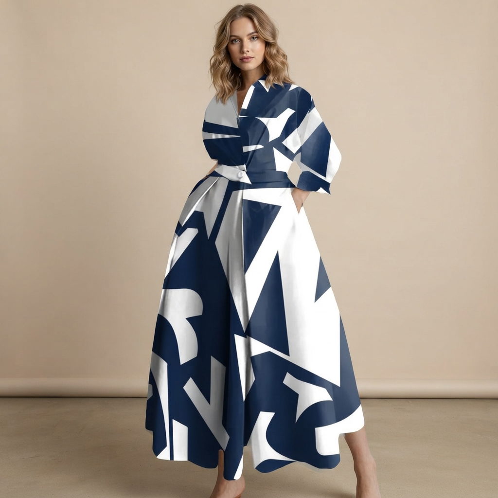 Laverne - Schickes, leger geschnittenes Midikleid