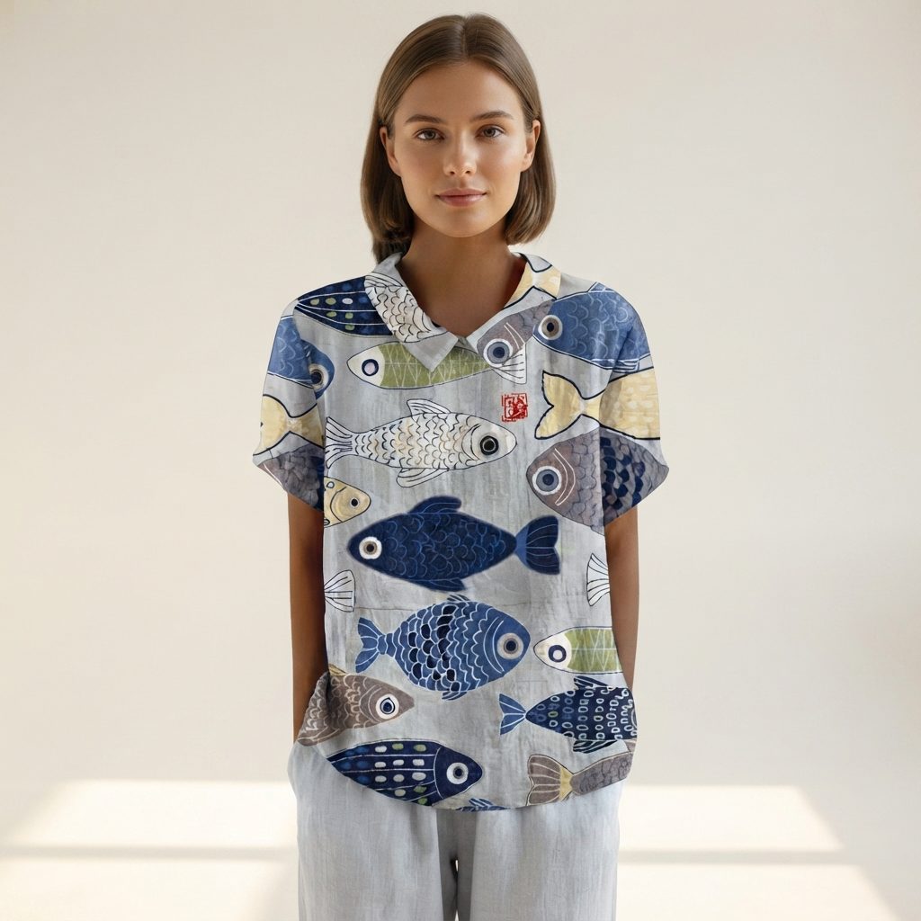 Salmah - Elegante und Luftige Bluse