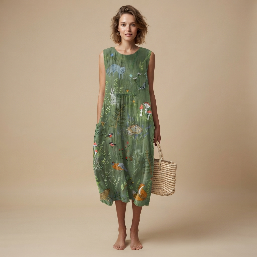 Elisa - Elegantes ärmelloses Kleid
