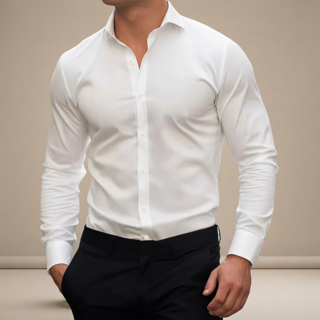 Percy - Komfortables Langarm-Poloshirt