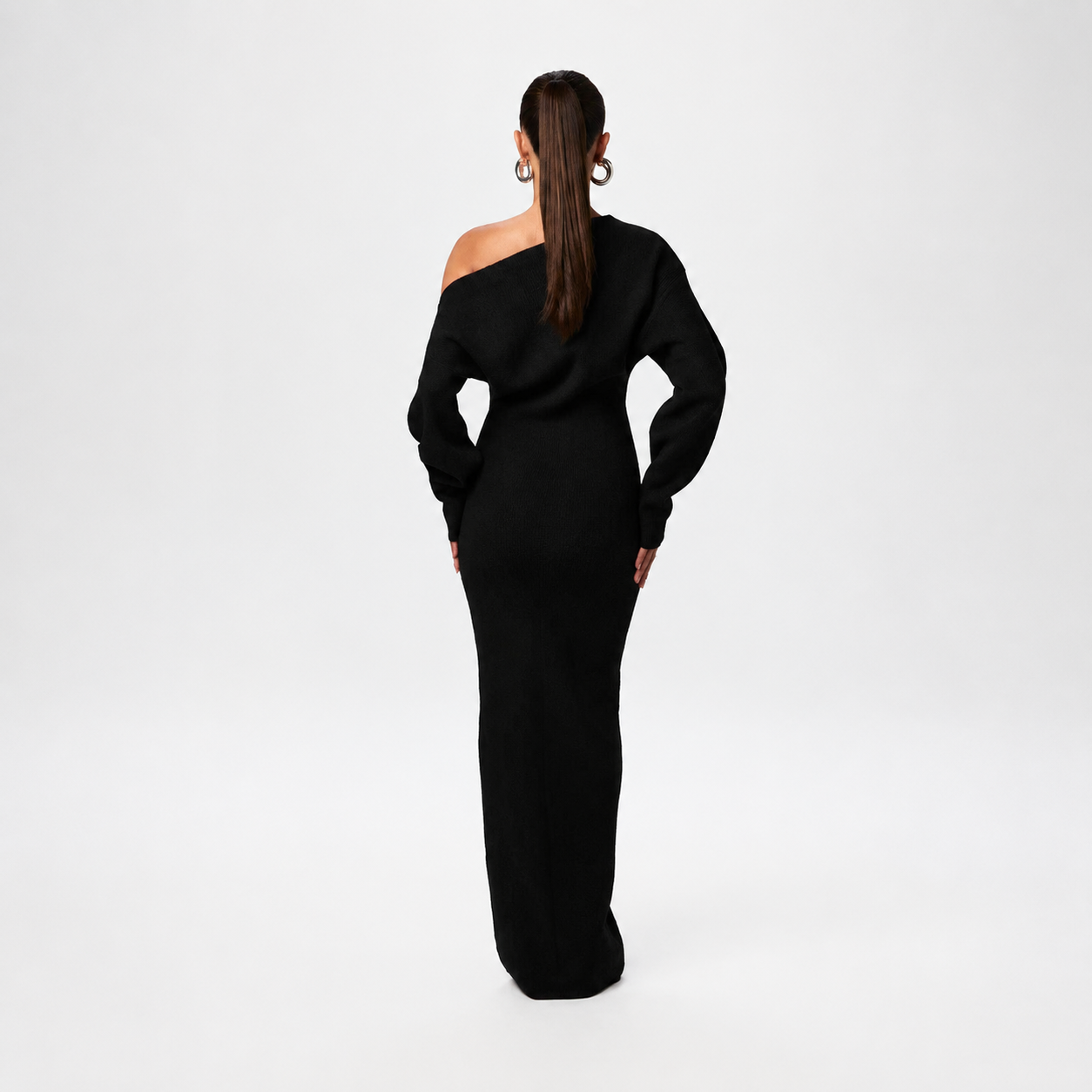 Tahlia - Elegantes Maxikleid mit asymmetrischem Träger