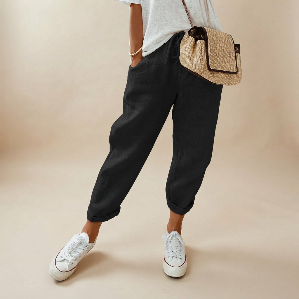 Elwyn - Atmungsaktive und Flexible Hose mit tiefer Taille