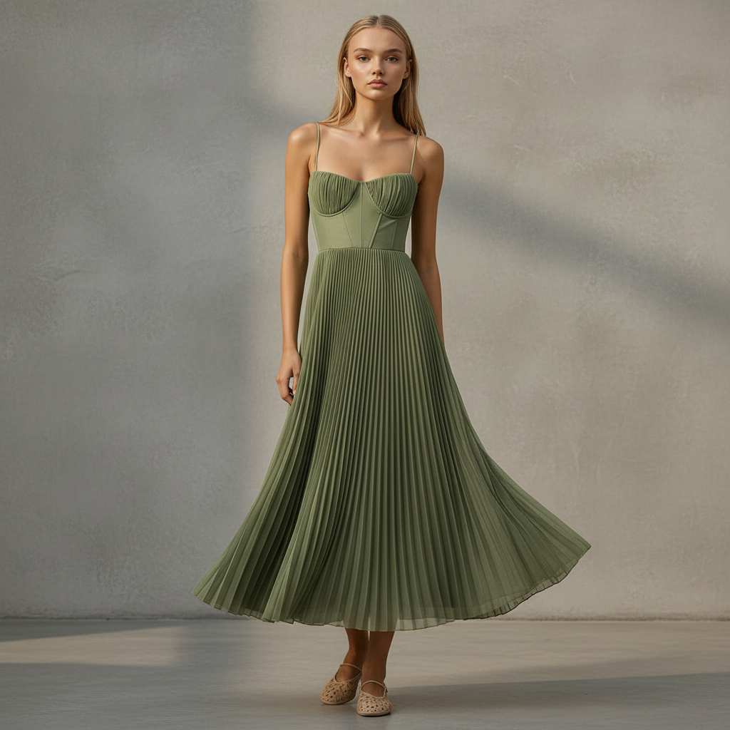 Lorelei - Elegantes Rückenfreies Ärmelloses Kleid