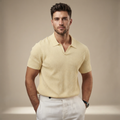 Kenzie - Lockeres Waffel-Polo-Shirt