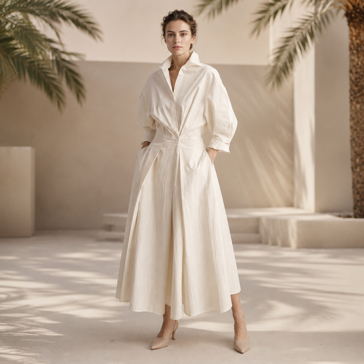 Laverne - Schickes, leger geschnittenes Midikleid