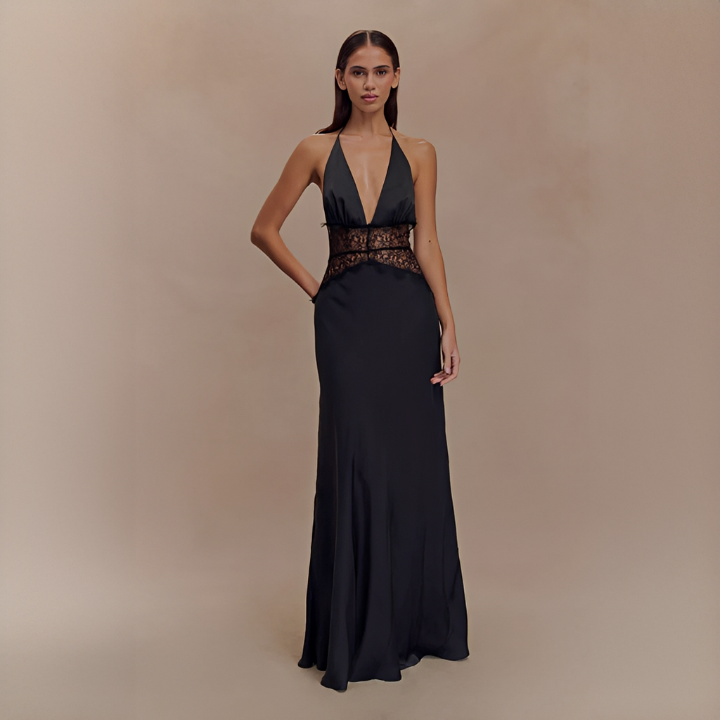Velina - Elegantes nahtloses Neckholder-Kleid