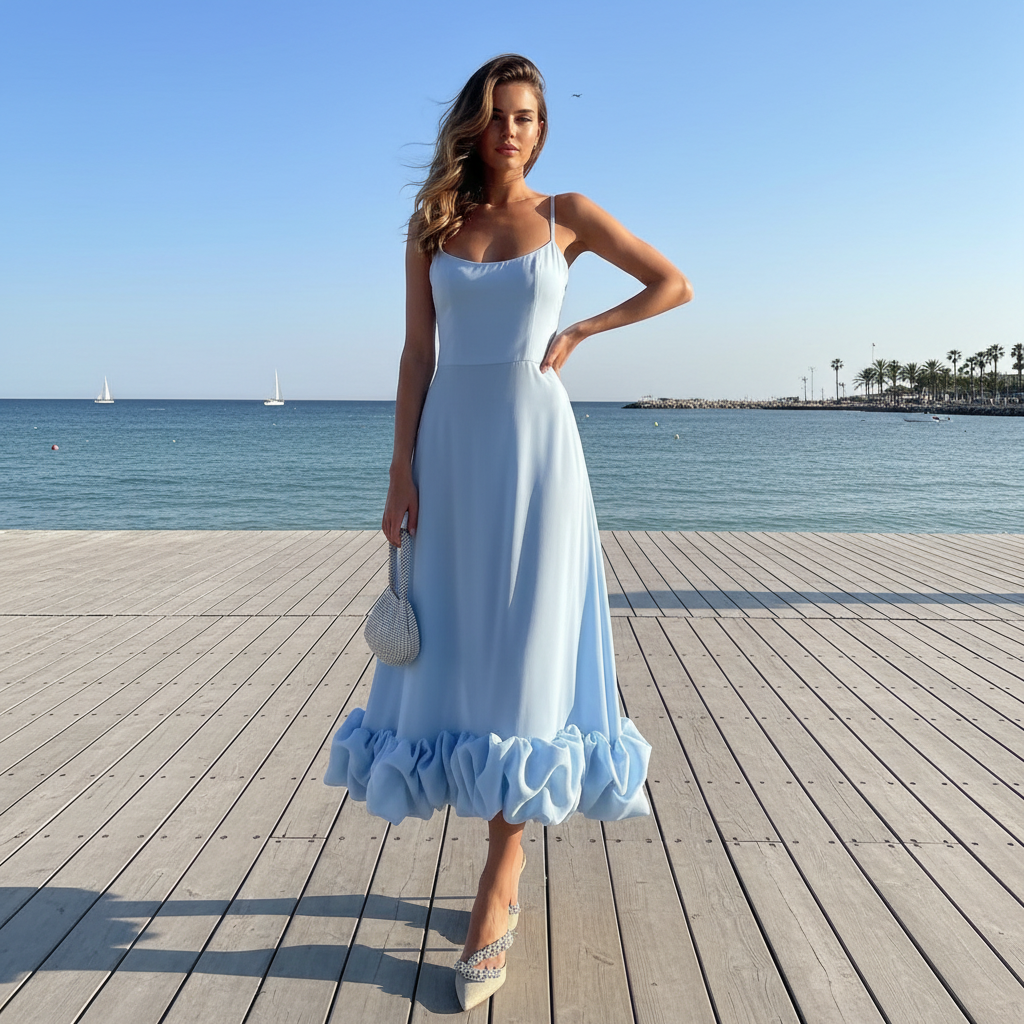 Blaine - Elegantes, Fließendes Kleid