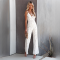 Thea - Leichter Jumpsuit mit offenem Rücken