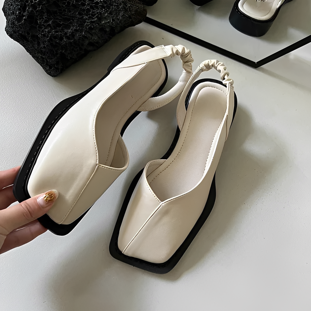 Eileen - Stylische Schuhe mit viereckiger Spitze