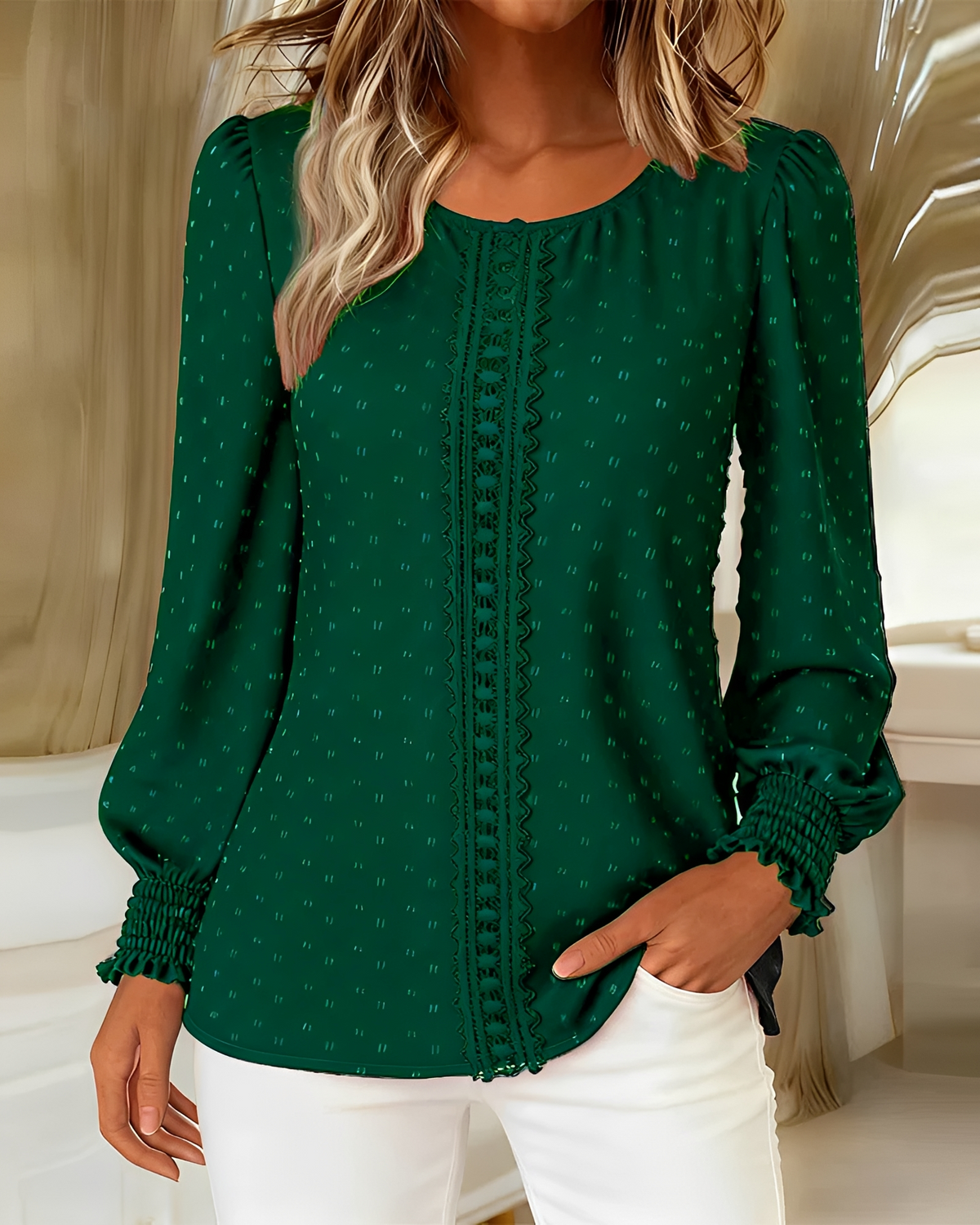 Chanita - Stilvolle Bluse mit Rüschen