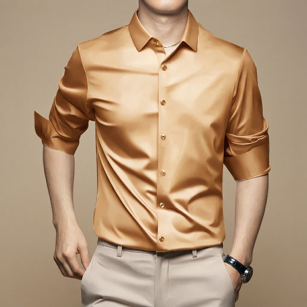 Esmaeel - Bequemes, knitterfreies Poloshirt
