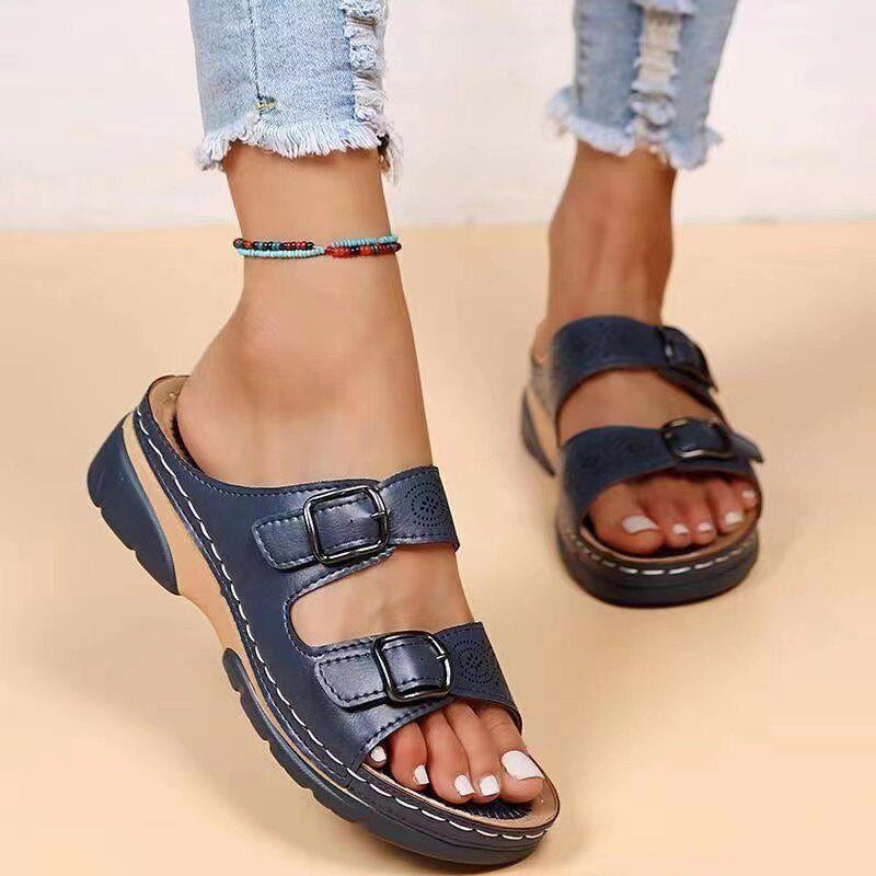 Deane - Bequeme Sandalen mit Doppelschnalle