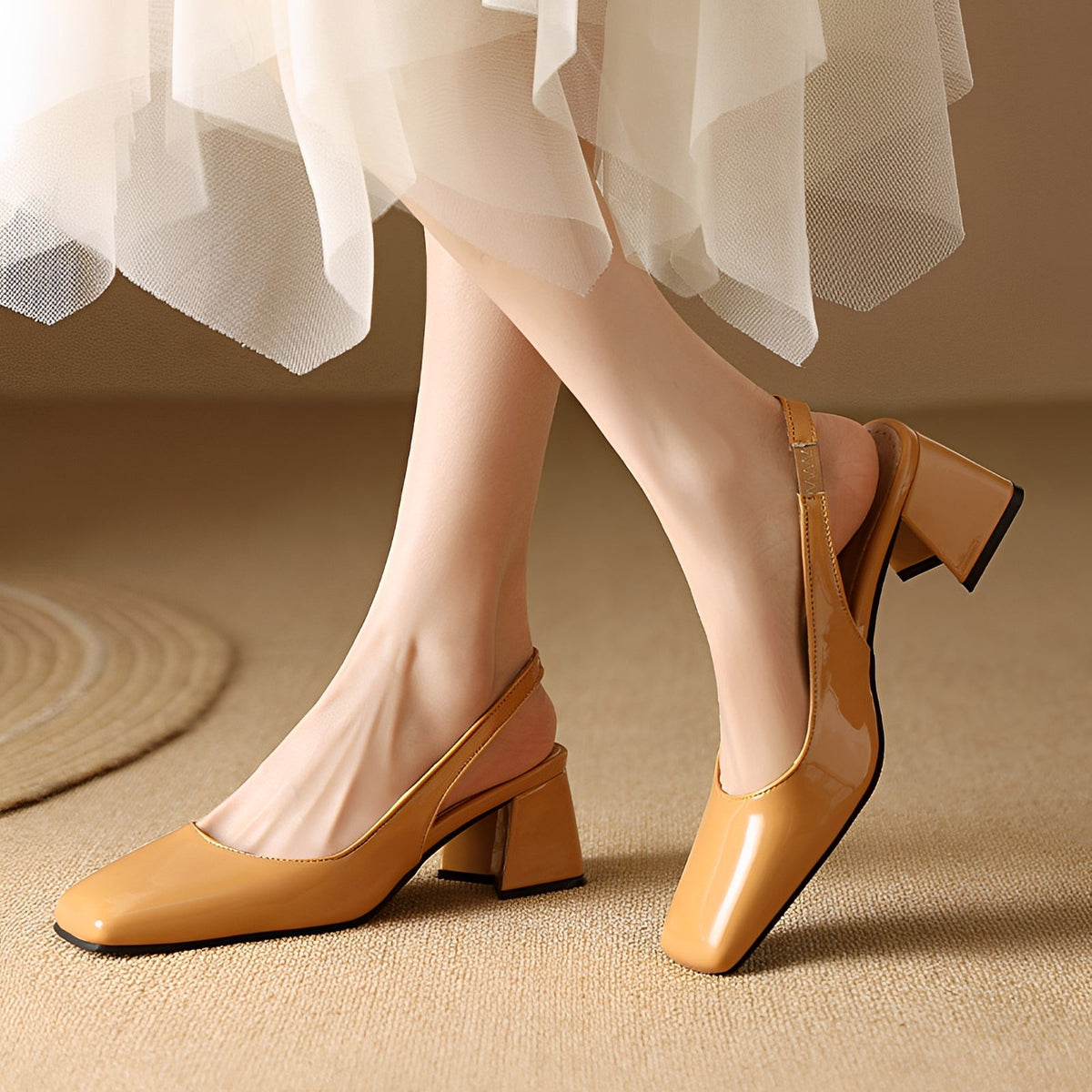 Kristen - Elegante Schuhe mit eckigem Absatz