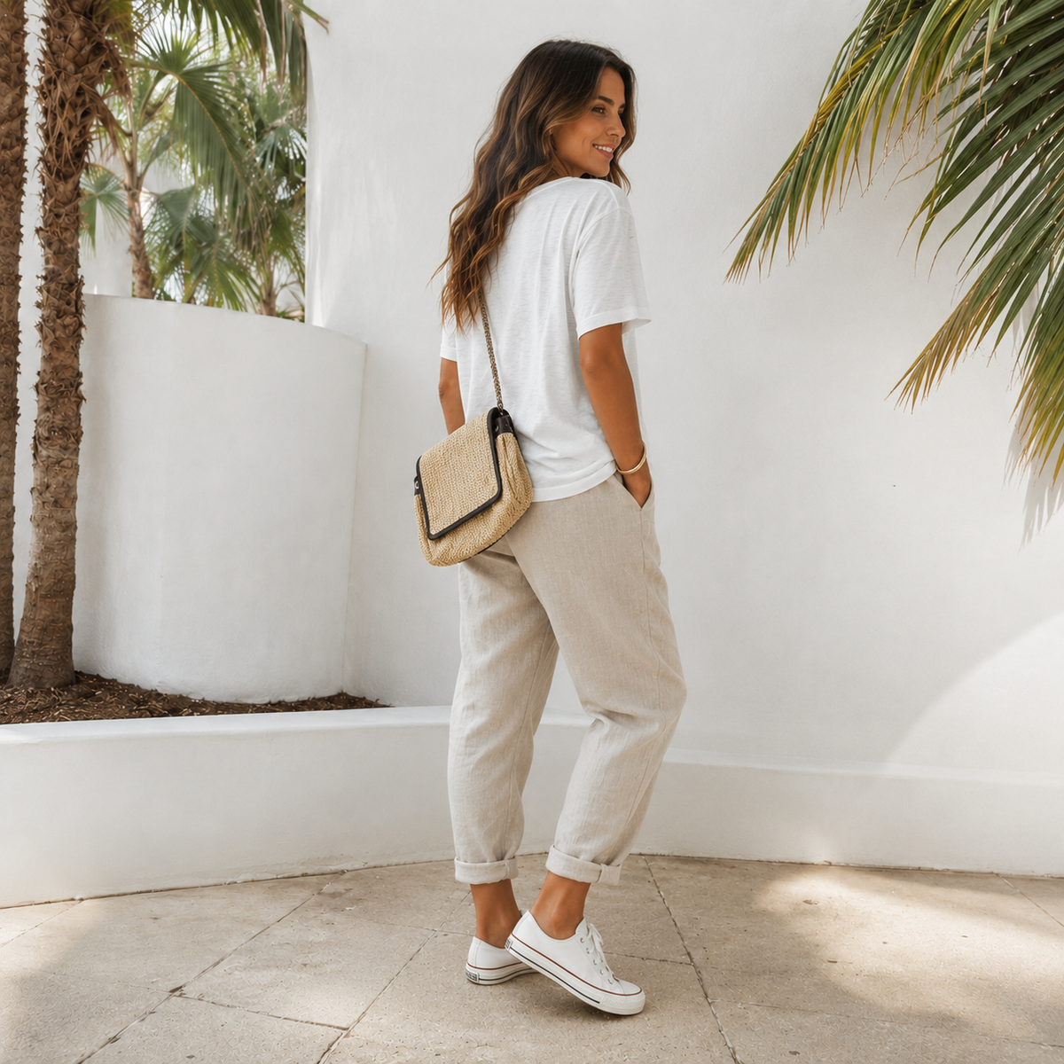 Elwyn - Atmungsaktive und Flexible Hose mit tiefer Taille