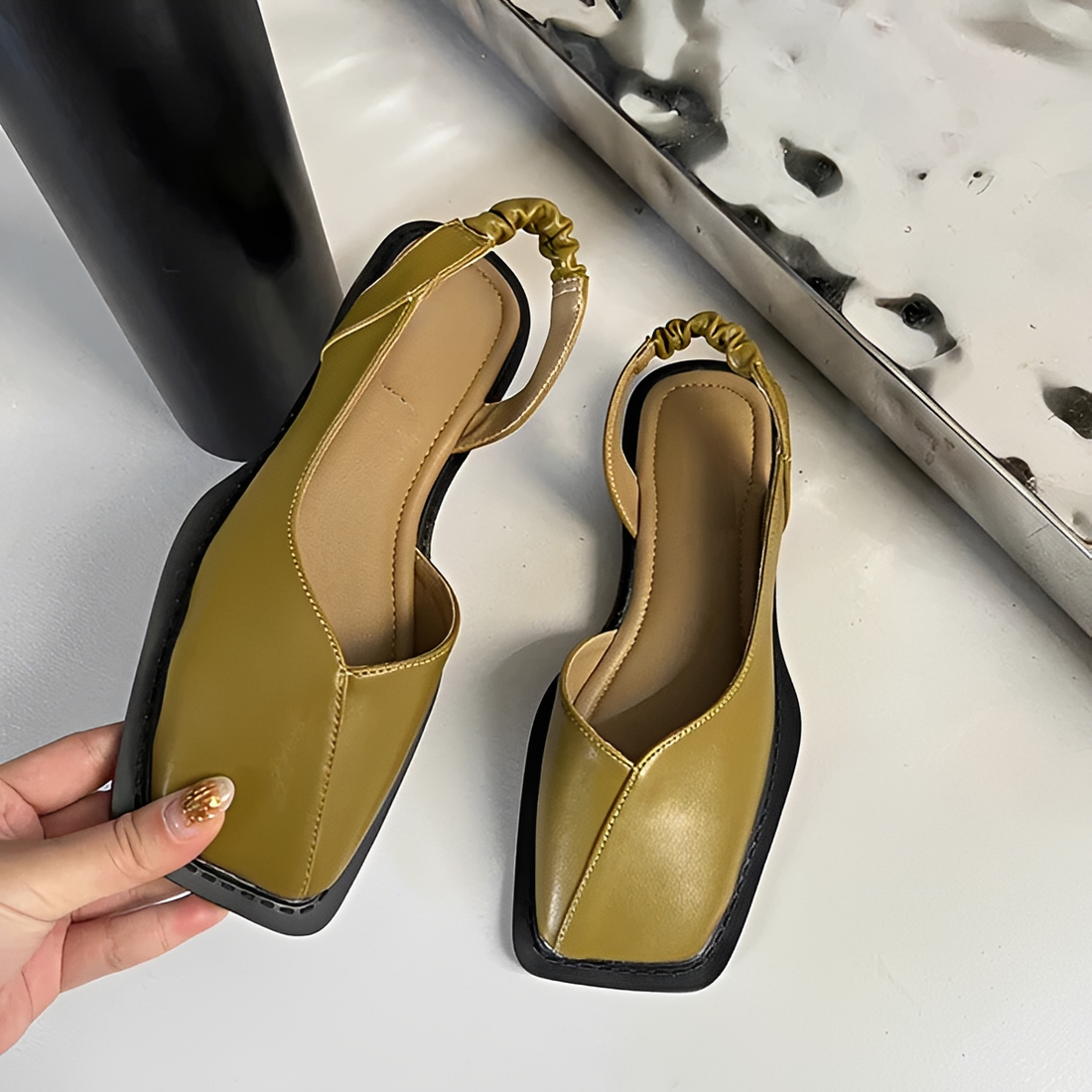 Eileen - Stylische Schuhe mit viereckiger Spitze