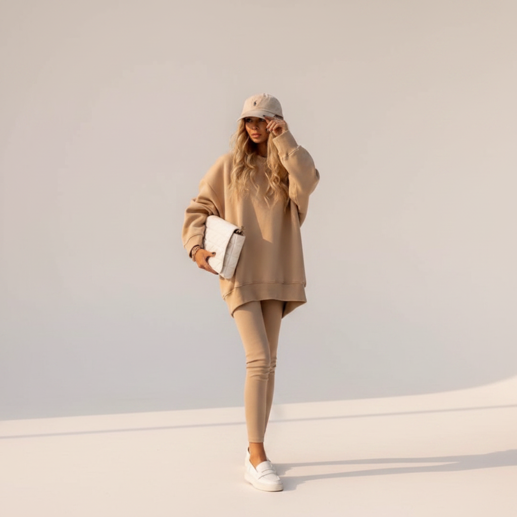 Jashanna - Lockeres Set mit Hose und langen Ärmeln