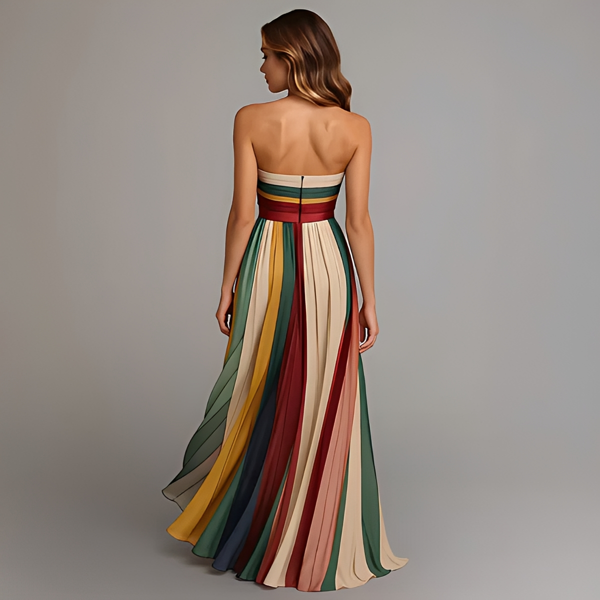 Gracelyn - Edles Tube-Top-Maxikleid
