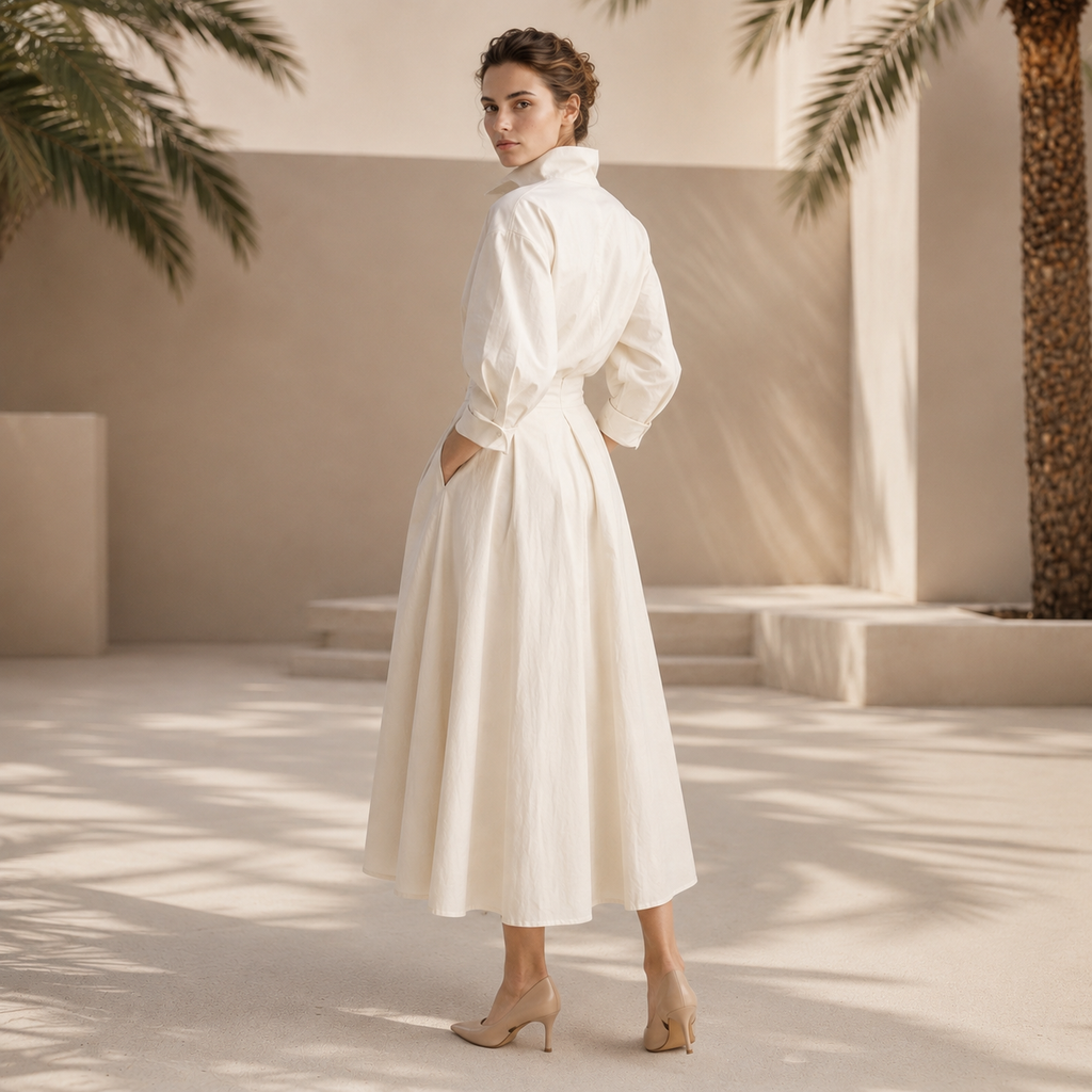 Laverne - Schickes, leger geschnittenes Midikleid