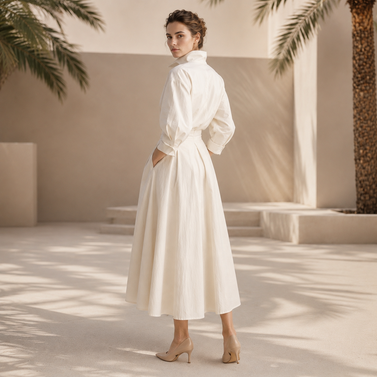 Laverne - Schickes, leger geschnittenes Midikleid