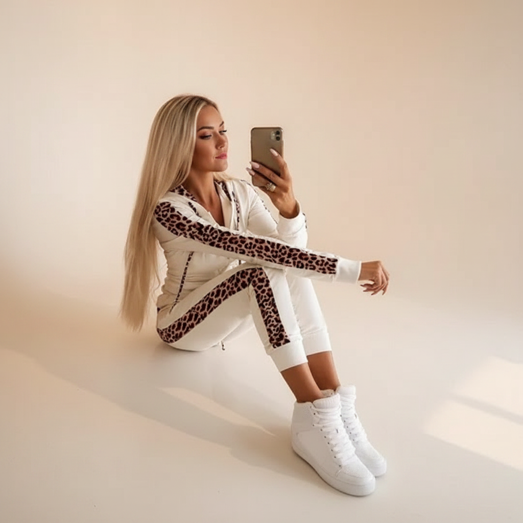 Krestell - Elegantes Set mit Hose und Jacke mit Reißverschluss