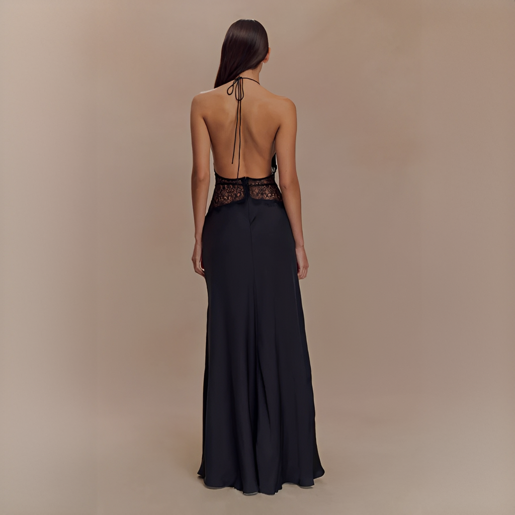 Velina - Elegantes nahtloses Neckholder-Kleid