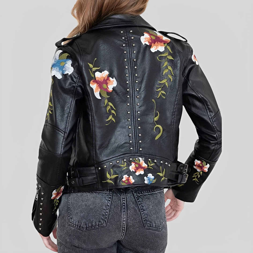 Zoey - Retro-Jacke mit Stickereien